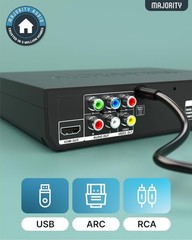 HDMI DVD Player for TV 1080P Region Free DVD Players for Smart TV Mini DVD