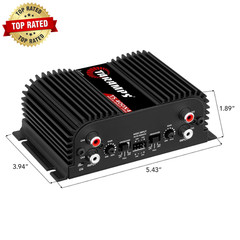 Taramps TS 400X4 2 Ohms Black Multichannel Stereo Amplifier 400 Watts Rms, 4 Cha