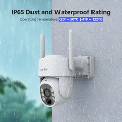 ANNKE 5MP HD Wireless 5X Optical Zoom PTZ Security Camera Two-Way Audio Wifi
