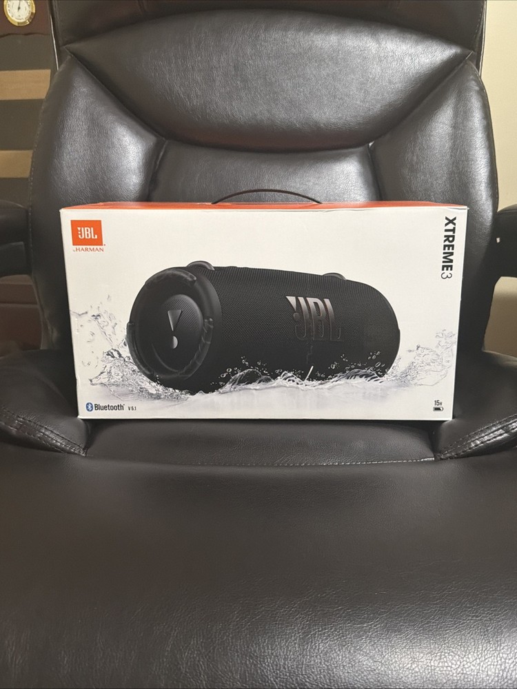 JBL Xtreme 3 Portable Waterproof Wireless Bluetooth Speaker – Black