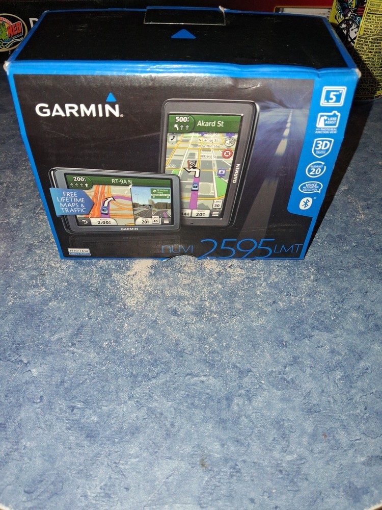 Garmin Nuvi 2595LMT Free Lifetime Maps&Traffic-Bluetooth-Used 1 Time-Complete!!!