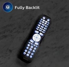 Philips Elite Plus•8 Device Audio/Video Bluetooth Programmable Universal Remote.