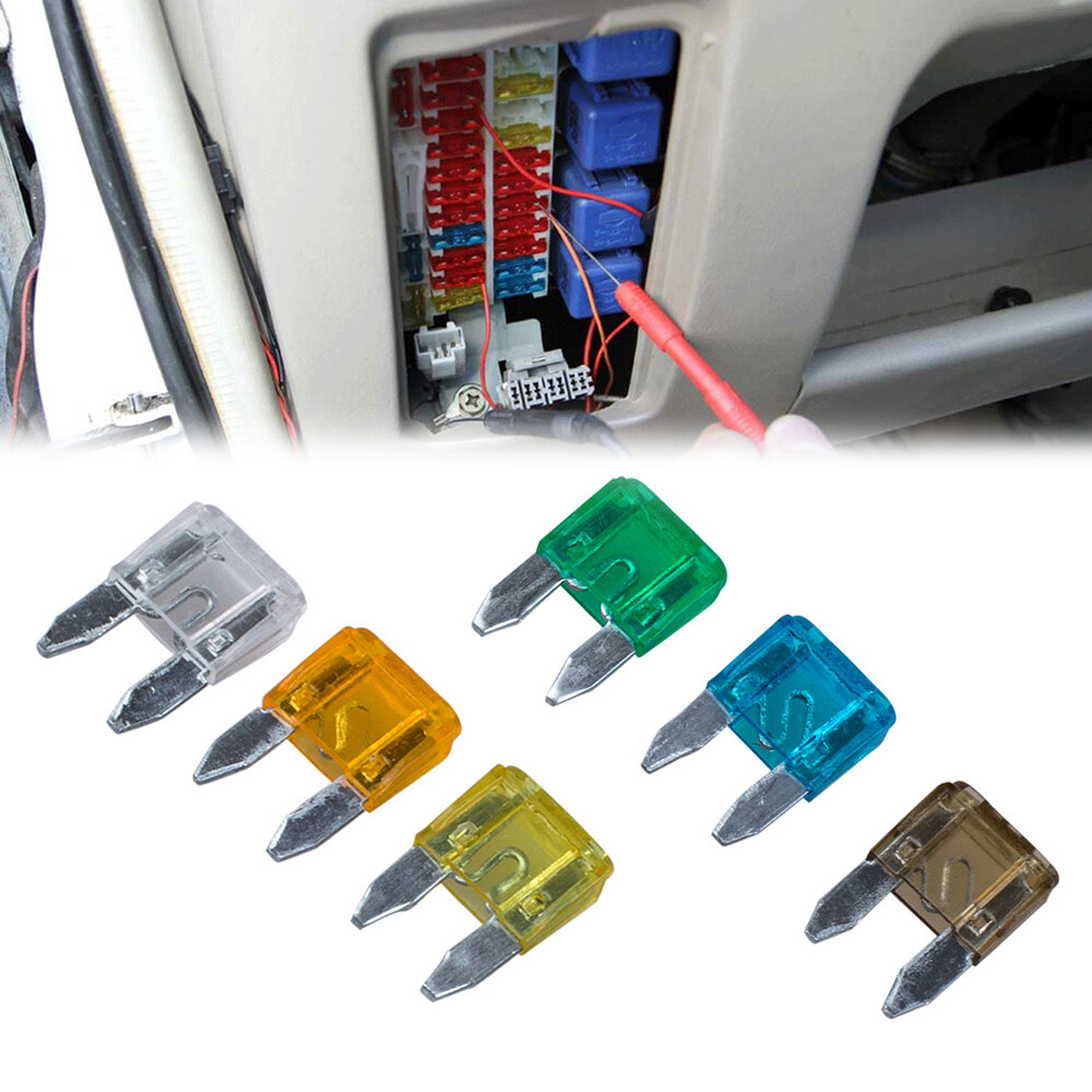 35PCS Car Boat Mini Micro Blade Fuse 5 7.5 10 15 20 25 30Amp Accessories Kits