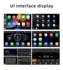 Single Din Car Stereo Radio Bluetooth Head Unit For Apple CarPlay Android Auto