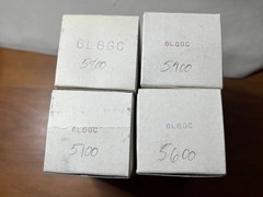 Lot of Four Made In China 6L6GC NOS Test Great Vintage Vacuum Tubes
