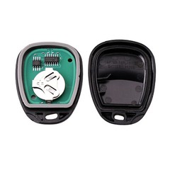 2Pack 3-Button Keyless Entry Remote Car Key Kit For Chevrolet For GMC 2003-2007