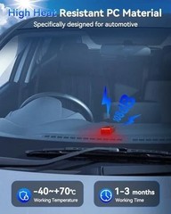 108dB Vehicle Anti-Theft Alarm System, Wireless Remote Vibration Sensor, Magneti
