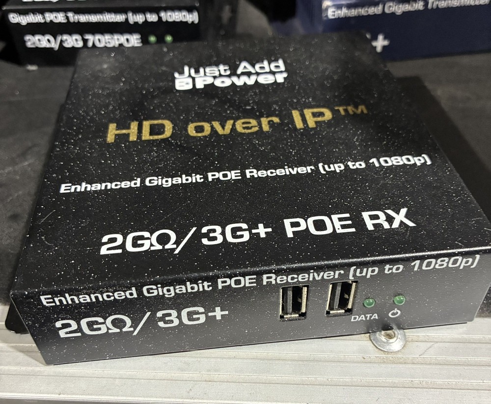 Just Add Power- 2GΩ/3G+ POE RX -Enhanced Gigabit POE Reciever (up to 1080p)