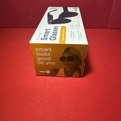 New WeariQ Wireless Smart Glasses Bluetooth, Black Polarized Lenses, Matte Frame