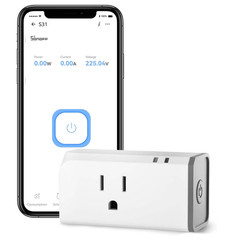 SONOFF WiFi Smart Plug,15A Timer Scedule Energy Monitoring APP Voice LAN Control