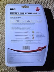 RCA Digital Plus DH9AV 9 Foot Video and Stereo Audio Cable New Brand New S Video