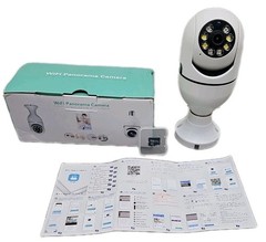 Wifi Panorama Camera w/Remote Viewing • 360° • 2-Way Audio • Memory Card [48]