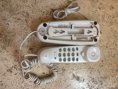 VTG General Electric GE Slimline Easy Dial Buttons White Phone 29253GE1-A White