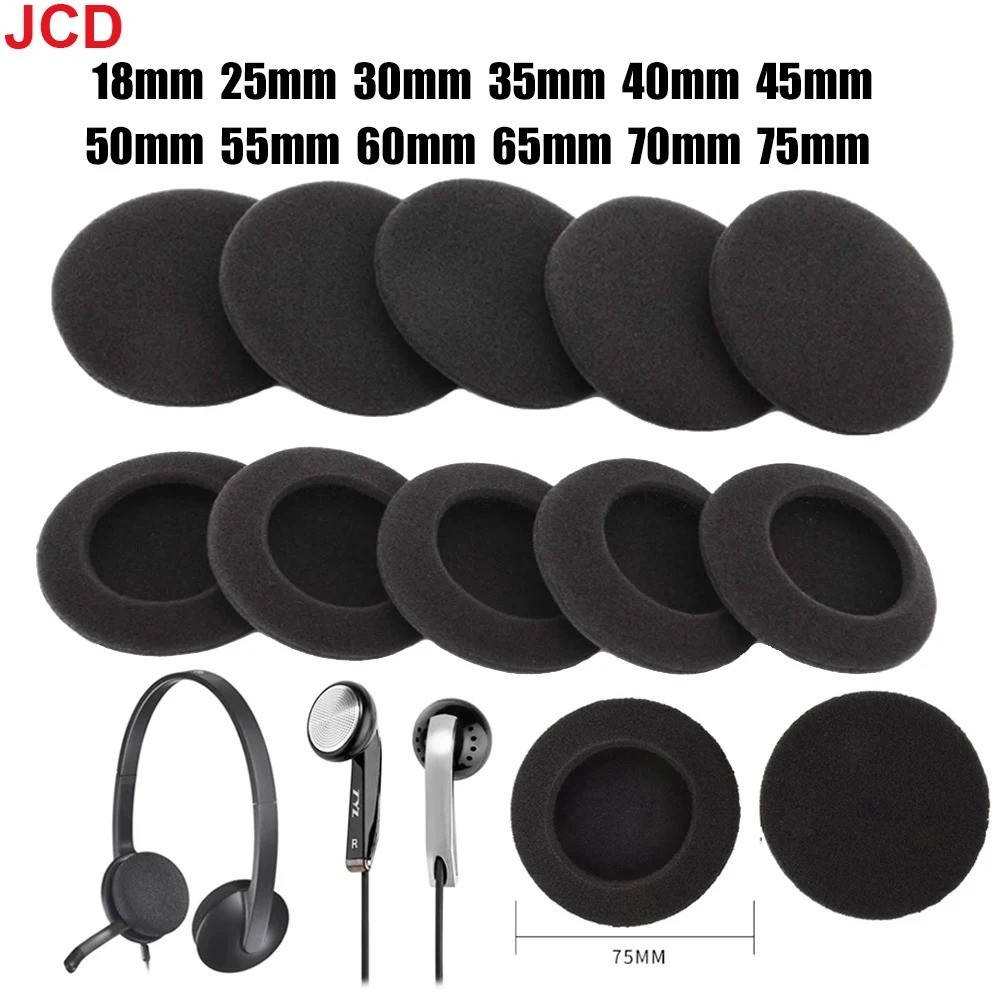 10x Ear Pads Replacement Sponge Cover Headphones Earphones Headset Foam Cushion