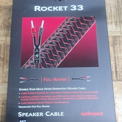 AudioQuest Rocket 33 8ft Speaker Cable 14 AWG Banana to Banana Gold Plated