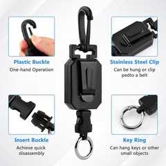 Durable Retractable Microphone Keeper for Truck Drivers – Adjustable & Safe