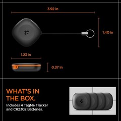 Spigen TagMe Bluetooth Tracker Item Finders with Apple Find My (iOS Only)