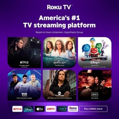 Aurzen Roku TV Smart Video Projector 1080P FHD Dolby Bluetooth 5G WiFi Netflix