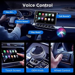 Wireless CarPlay BY967D Plug and Play No Latency Wired to Wireless 2.4 & 5.8GHZ