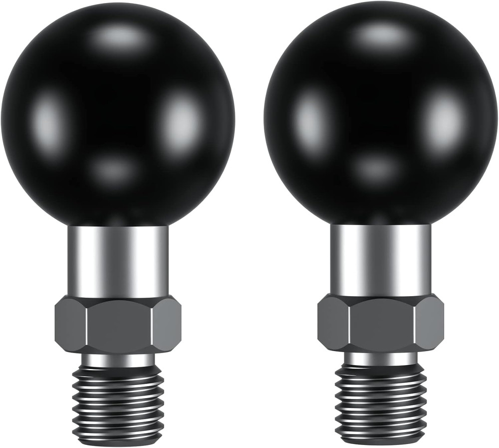 2 Pack 1” Ball Adapter With M10 X 1.25 Threaded Post Compatible With Ram Mounts