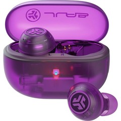 JLab Go Pop ANC True Wireless Bluetooth Earbuds Transparent/Clear Purple 🔥New🔥