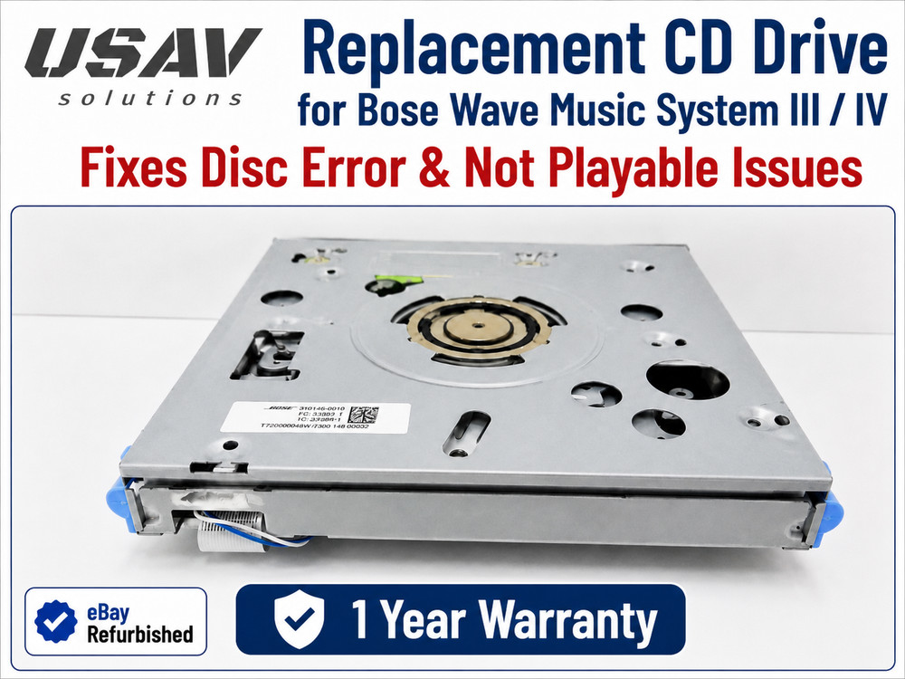 Genuine Bose Wave Music System III, IV CD Drive. (360148-0010) Refurbished