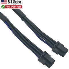 COMeap Dual Mini 6 Pin to 8 Pin PCIe Power Cable Mac Pro FROM USA