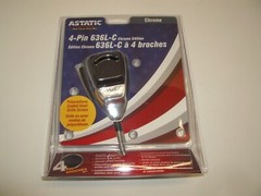 6 PIN fits for ANYTONE AT-6666 PRO ASTATIC Chrome CB Mic 636 LC Noise Canceling!