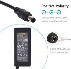 UL Listed AC DC 12V 5A Power Supply Adapter Transformer Charger LED Stripes CCTV