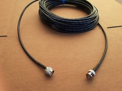 US MADE RG-58 TNC Male to BNC Male Coaxial Cable 50 Ohms lot