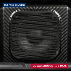 2Pcs Car Speaker Grille, 4 inch Speaker Grill Covers, Universal Metal Subwoofer