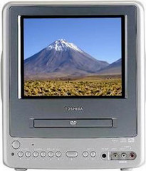 TOSHIBA | 9″ TV DVD COMBO ✪NOS✪ MD9DP1 RARE RETIRED PORTABLE 12V DC 120V AC CRT