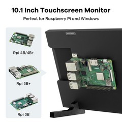 Hosyond 10.1 Ips Lcd Capacitive Touchscreen Monitor Hdmi Display 1280X800 For