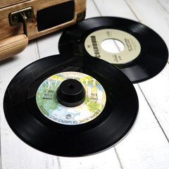 45 Rpm Record Adapter Solid Aluminum 7 Inch Vinyl Record Dome 45 Adapter For Tur