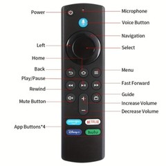 New Voice Remote Control L5B83G for Amazon Fire TV Stick Lite 4K 3rd Gen Alexa