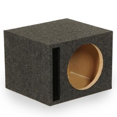 QPOWER SINGLE 12″ 12 INCH BASS VENTED SLOT-PORTED EMPTY SUBWOOFER BOX QSBASS12