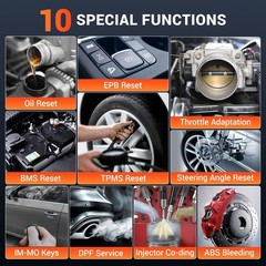 ANCEL X6 Car Diagnostic Tool Bidirectional All Systems OBD2 Scanner Code Reader