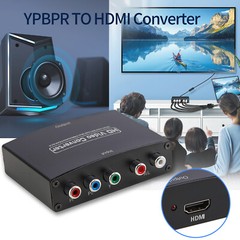 YPbPR Component Video & Stereo Audio to HDMI Converter Adapter for DVD PS3 Xbox