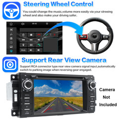 For Jeep Wrangler Unlimited 2007-2015 Car CD DVD Stereo CarPlay GPS Navi camera