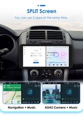 8+128GB CarPlay Android 10.33″ Rotatable Single DIN Car Stereo Radio GPS Wifi AM