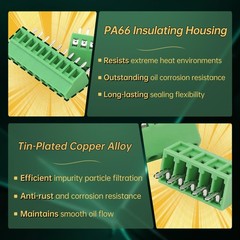 54 Pcs 2.54mm Pitch PCB Mount Screw Terminal Block Connector, 2P 3P 4P 5P 10P…