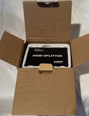 Keliiyo HDMI Splitter 1 in 4 Out V1.4b Powered Video With AC Power Adapter