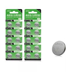 10-50 PCS AG10 LR1130 Cell Coin 1.5V LR54/SR1130/189/389 Alkaline Button Battery