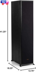 Reference R-610F Floorstanding Speaker, Black, Pair