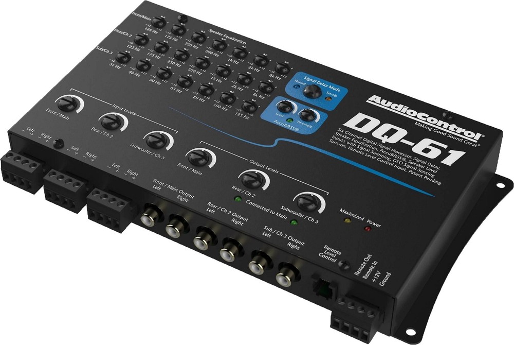 AudioControl (DQ-61) 6-Channel Factory Sound Processor With EQ and Signal Delay