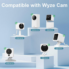 50Ft/15M Outdoor Power Adapter Compatible with Wyze Cam V4,WYZE Duo Cam Pan,Wyze