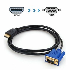 New HDMI Gold Male To VGA Female HD-15 Male 15Pin Adapter Cable 6FT 1080P US