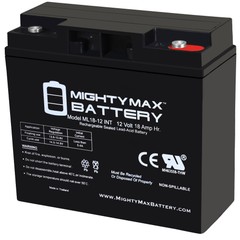Mighty Max 12V 18AH SLA Internal Thread Battery for Schumacher PSJ-2212