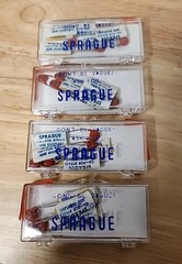 20 Sprague Capacitors GA .001000 MF 1000V 5GA D10 Cat No 2515 – NOS