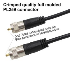 10ft Braided RG8X Coaxial Cable – Superior Connection for Jeep CB Installations